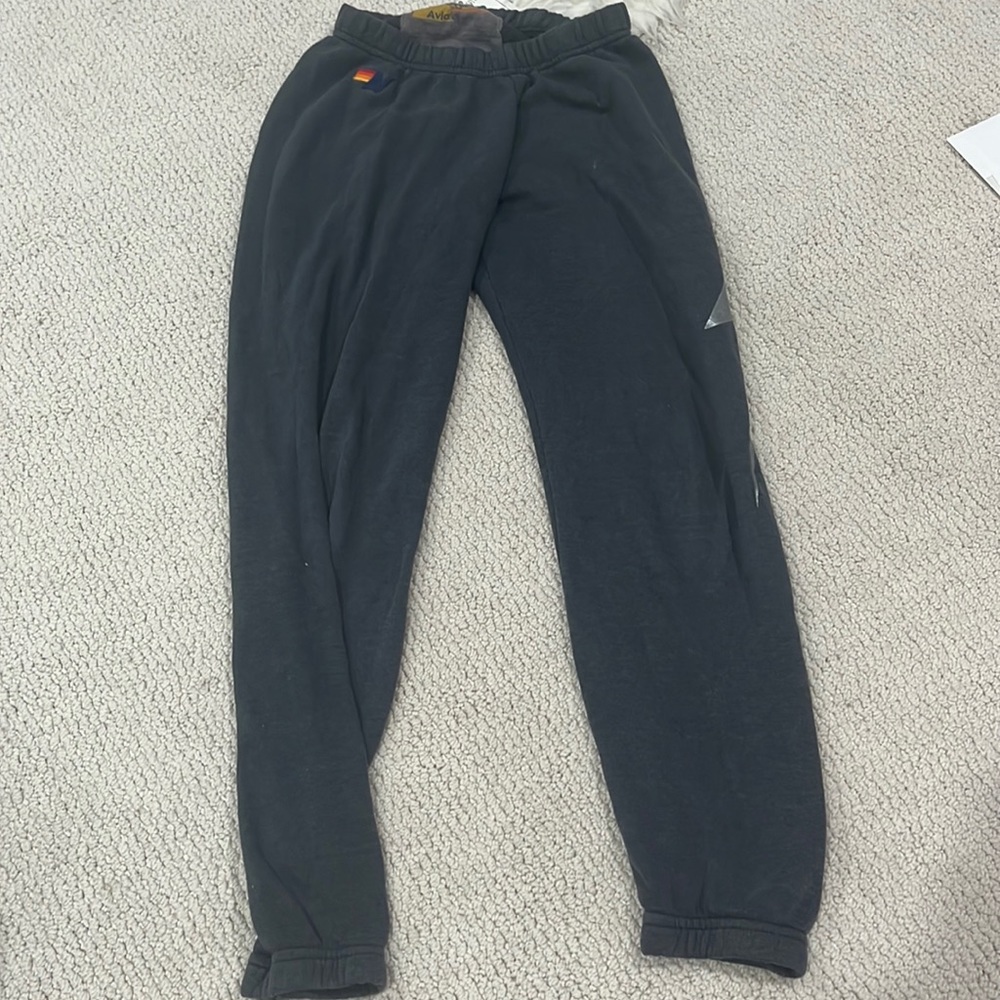 AVIATOR NATION bolt sweatpants - heather grey